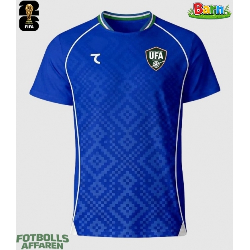 Uzbekistan Hemmaställ Barn VM 2026 Kortärmad (+ Korta byxor)
